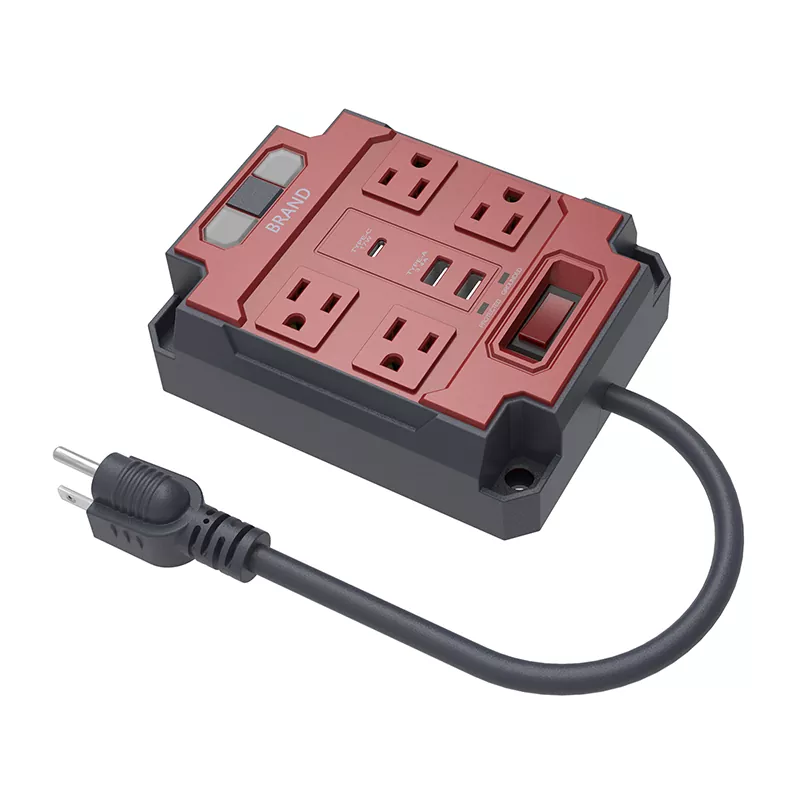 4 ပလပ်ပေါက် ပါဝါကြိုး အလင်းဖြင့် 4 ပလပ်ပေါက် ပါဝါကြိုး အလင်းဖြင့်