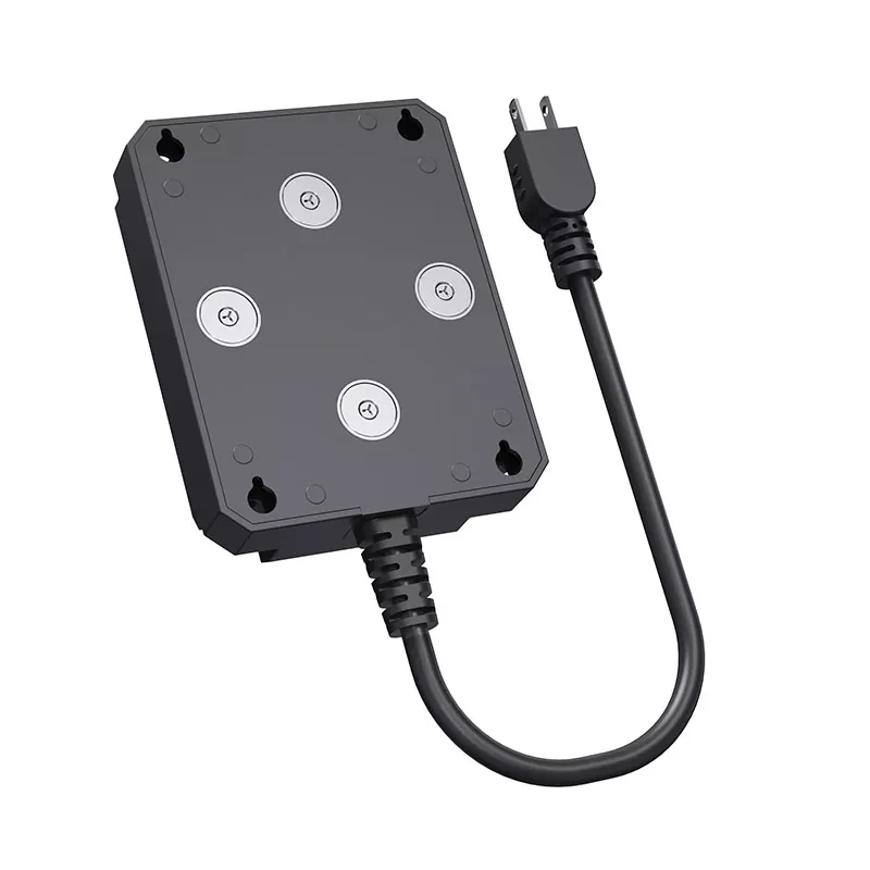 4 ပလပ်ပေါက် ပါဝါကြိုး အလင်းဖြင့်